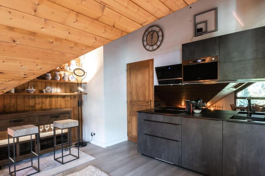 Bel Appartement Entier En Style Chalet A שאמוני מראה חיצוני תמונה